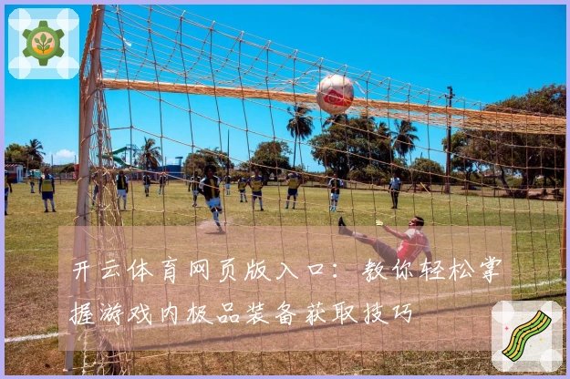 开云体育网页版入口：教你轻松掌握游戏内极品装备获取技巧